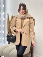 پالتو دو دکمه آستین سگک کد 5531 - تصویر 13