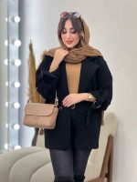 پالتو دو دکمه آستین سگک کد 5531 - تصویر 10