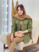 مانتو کتان پایین هلال سما کد 5391 - تصویر 23