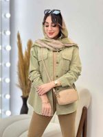 مانتو کتان پایین هلال سما کد 5391 - تصویر 22