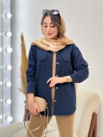 مانتو کتان پایین هلال سما کد 5391 - تصویر 21
