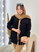 مانتو کتان پایین هلال سما کد 5391 - تصویر 12