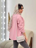 مانتو کتان پایین هلال سما کد 5391 - تصویر 19