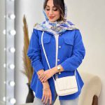 مانتو کتان پایین هلال سما کد 5391