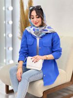 مانتو کتان پایین هلال سما کد 5391 - تصویر 24