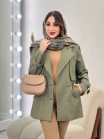 بارانی چهاردکمه پشت ژیله کد 5387 - تصویر 10