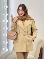 بارانی چهاردکمه پشت ژیله کد 5387 - تصویر 13