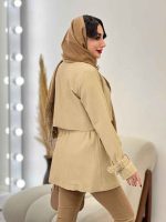 بارانی چهاردکمه پشت ژیله کد 5387 - تصویر 11