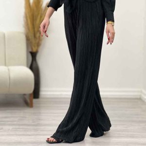 شلوار پلیسه کمر کش کد 5406