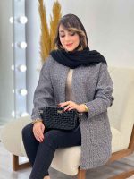 مانتو پاییزه جلو باز دو جیب کد 5394 - تصویر 10