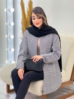مانتو پاییزه جلو باز دو جیب کد 5394 - تصویر 9
