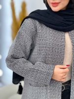 مانتو پاییزه جلو باز دو جیب کد 5394 - تصویر 14