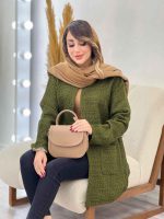 مانتو پاییزه جلو باز دو جیب کد 5394 - تصویر 17