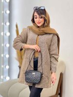مانتو پاییزه جلو باز دو جیب کد 5394 - تصویر 6