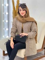 مانتو پاییزه جلو باز دو جیب کد 5394 - تصویر 11