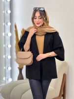 پالتو سوئیت پانچ دو دکمه کد 5396 - تصویر 8