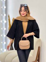 پالتو سوئیت پانچ دو دکمه کد 5396 - تصویر 4