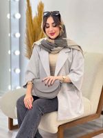 پالتو سوئیت پانچ دو دکمه کد 5396 - تصویر 13
