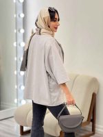پالتو سوئیت پانچ دو دکمه کد 5396 - تصویر 10
