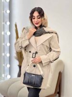 بارانی چهار دکمه آستین بند دار کد 5402 - تصویر 15
