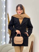 بارانی چهار دکمه آستین بند دار کد 5402 - تصویر 5