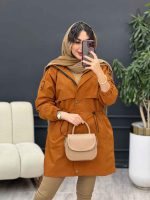 بارانی ژیله دار آستین کش کد 5399 - تصویر 20