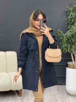 بارانی ژیله دار آستین کش کد 5399 - تصویر 5