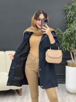 بارانی ژیله دار آستین کش کد 5399 - تصویر 13