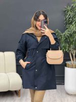 بارانی ژیله دار آستین کش کد 5399 - تصویر 19