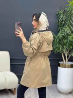بارانی ژیله دار آستین کش کد 5399 - تصویر 22