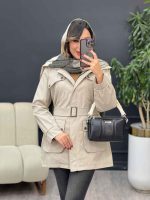 بارانی چهار جیب آستین پیله کد 5401 - تصویر 9