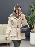 بارانی چهار جیب آستین پیله کد 5401 - تصویر 4