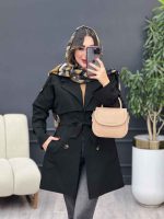 بارانی چهاردکمه برش هلالی کد 5404 - تصویر 11