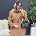بارانی بغل چهاردکمه ژیله دار کد 5407