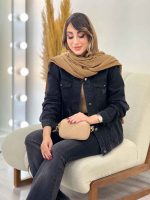 کت جین دو جیب ستین کد 5411 - تصویر 7
