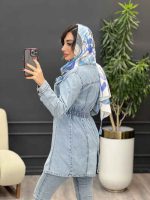 مانتو جین کمرکش کد 5410 - تصویر 7