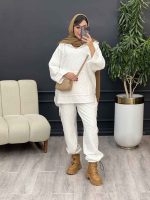 ست هودی و شلوار طرح لوزی کد 3740 - تصویر 20