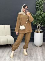 ست هودی و شلوار طرح لوزی کد 3740 - تصویر 19