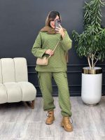 ست هودی و شلوار طرح لوزی کد 3740 - تصویر 21