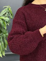 بافت یقه گرد پایین کش کد 5428 - تصویر 12