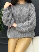 بافت یقه گرد پایین کش کد 5428 - تصویر 8