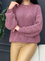 بافت یقه گرد پایین کش کد 5428 - تصویر 18