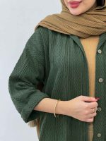 مانتو پاییزه پایین هلال کد 5453 - تصویر 6