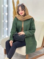 مانتو پاییزه جلو باز دو جیب کد 5456 - تصویر 19