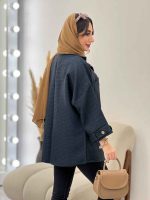 مانتو پائیزه جیب پیله کد 5458 - تصویر 20