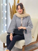 مانتو پائیزه جیب پیله کد 5458 - تصویر 11