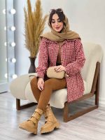 شکت چهارخونه دو جیب سوفیا کد 5478 - تصویر 10