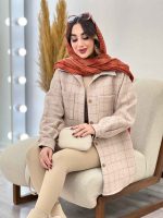 شکت چهارخونه دو جیب سوفیا کد 5478 - تصویر 28
