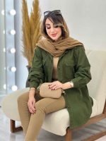 مانتو جیب پیله آستین برش دار کد 5483 - تصویر 20