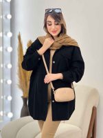 مانتو جیب پیله آستین برش دار کد 5546 - تصویر 23
